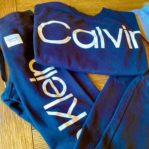 Jacket size Medium 
Pants size Small